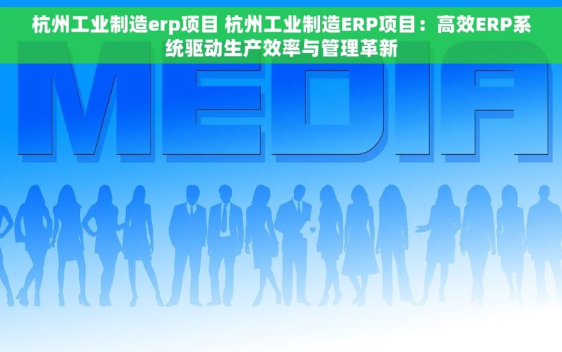 杭州工业制造erp项目 杭州工业制造ERP项目：高效ERP系统驱动生产效率与管理革新