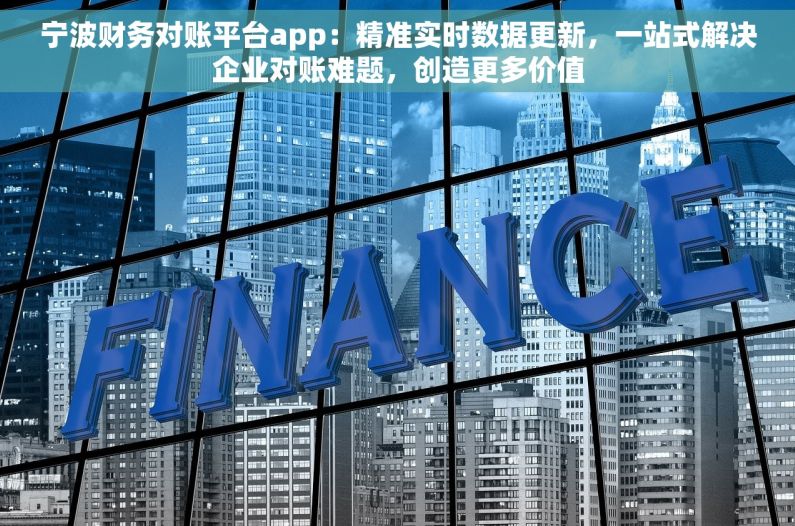 宁波财务对账平台app：精准实时数据更新，一站式解决企业对账难题，创造更多价值