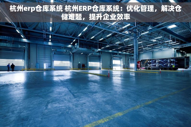 杭州erp仓库系统 杭州ERP仓库系统：优化管理，解决仓储难题，提升企业效率