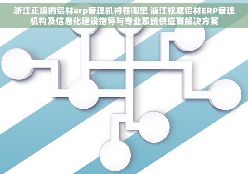 浙江正规的铝材erp管理机构在哪里 浙江权威铝材ERP管理机构及信息化建设指导与专业系统供应商解决方案