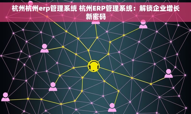 杭州杭州erp管理系统 杭州ERP管理系统：解锁企业增长新密码