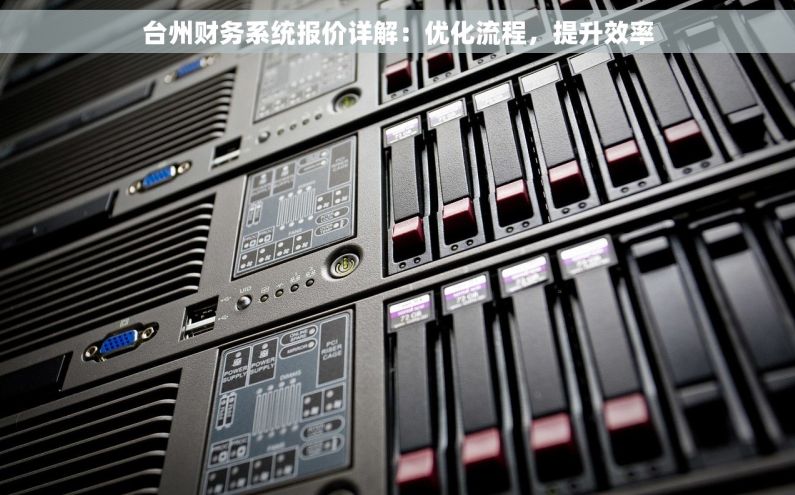 台州财务系统报价详解：优化流程，提升效率