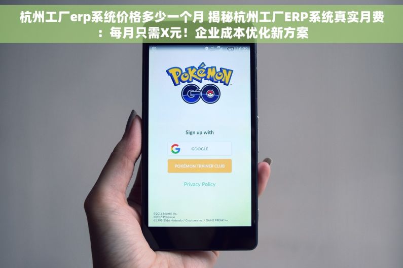 杭州工厂erp系统价格多少一个月 揭秘杭州工厂ERP系统真实月费：每月只需X元！企业成本优化新方案