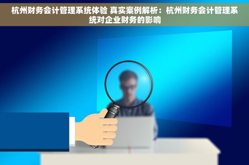 杭州财务会计管理系统体验 真实案例解析：杭州财务会计管理系统对企业财务的影响