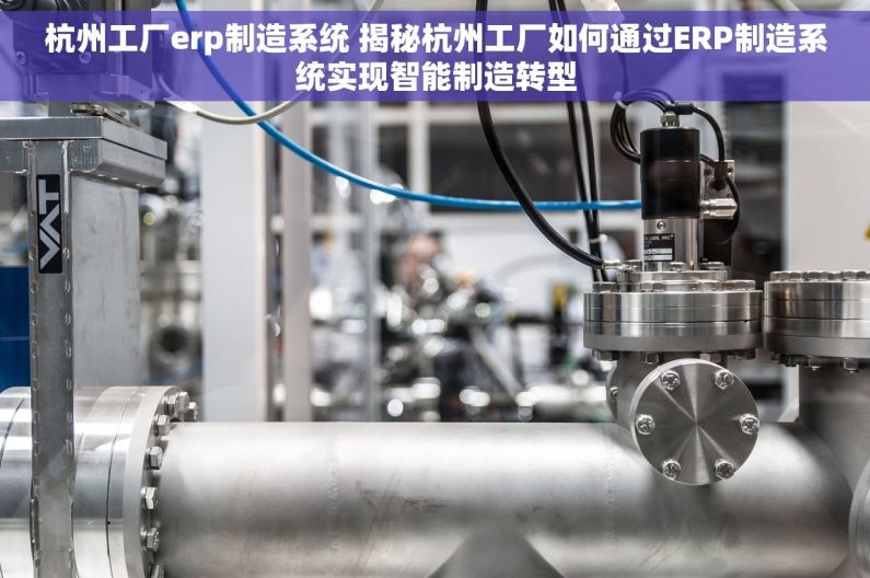 杭州工厂erp制造系统 揭秘杭州工厂如何通过ERP制造系统实现智能制造转型
