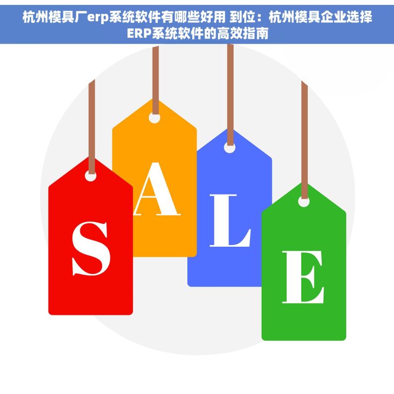 杭州模具厂erp系统软件有哪些好用 到位：杭州模具企业选择ERP系统软件的高效指南