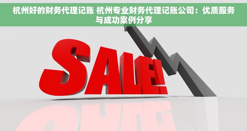 杭州好的财务代理记账 杭州专业财务代理记账公司：优质服务与成功案例分享