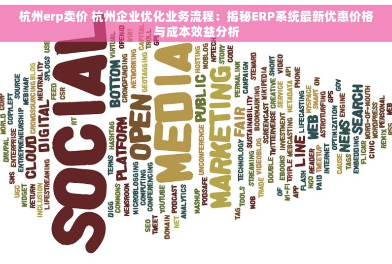 杭州erp卖价 杭州企业优化业务流程：揭秘ERP系统最新优惠价格与成本效益分析