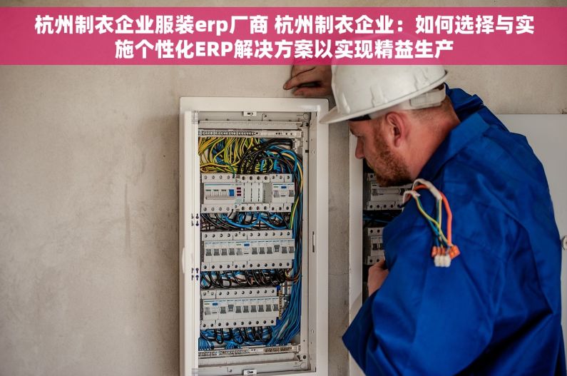 杭州制衣企业服装erp厂商 杭州制衣企业：如何选择与实施个性化ERP解决方案以实现精益生产