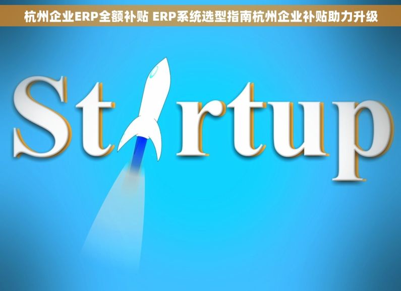 杭州企业ERP全额补贴 ERP系统选型指南杭州企业补贴助力升级