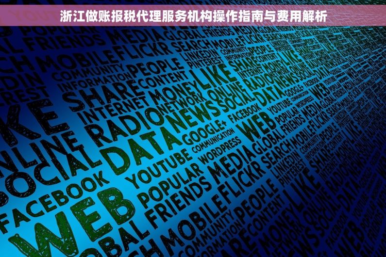 浙江做账报税代理服务机构操作指南与费用解析