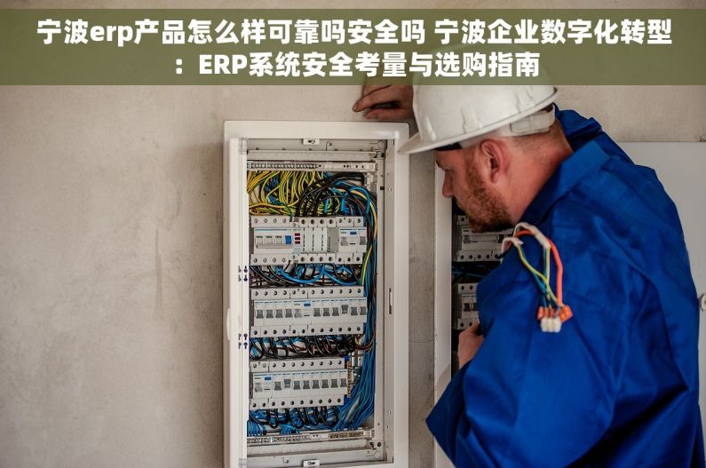 宁波erp产品怎么样可靠吗安全吗 宁波企业数字化转型：ERP系统安全考量与选购指南
