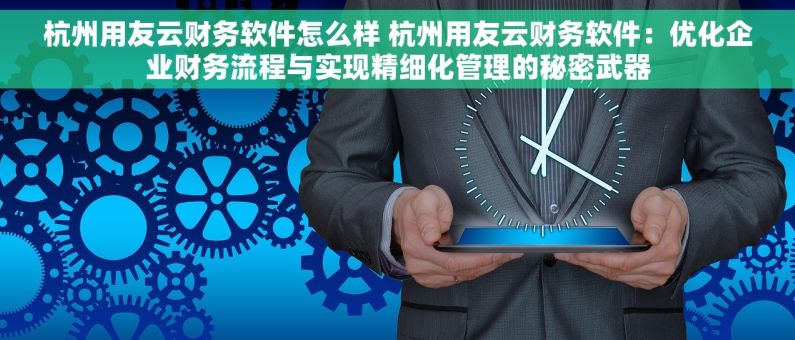 杭州用友云财务软件怎么样 杭州用友云财务软件：优化企业财务流程与实现精细化管理的秘密武器
