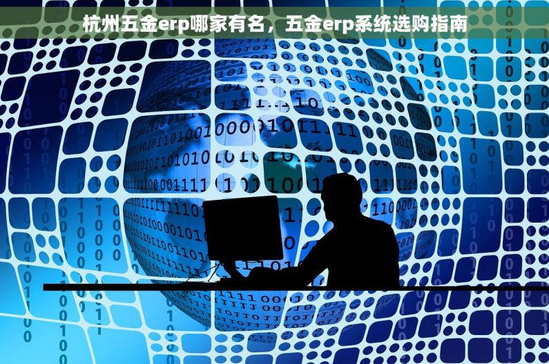 杭州五金erp哪家有名，五金erp系统选购指南
