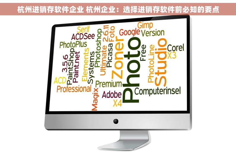 杭州进销存软件企业 杭州企业：选择进销存软件前必知的要点