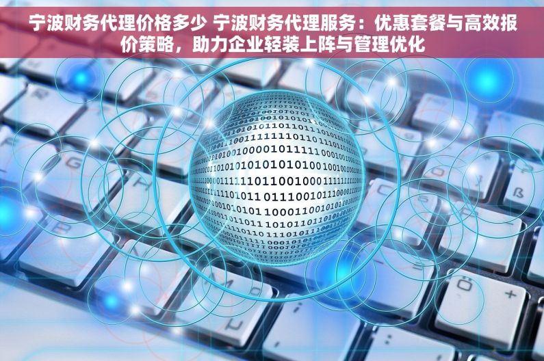 宁波财务代理价格多少 宁波财务代理服务：优惠套餐与高效报价策略，助力企业轻装上阵与管理优化