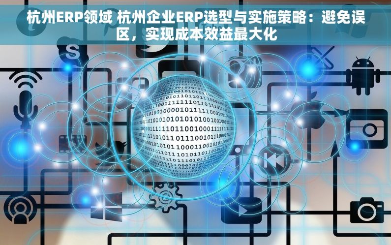 杭州ERP领域 杭州企业ERP选型与实施策略：避免误区，实现成本效益最大化