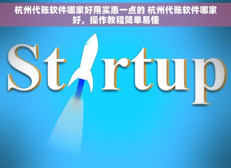 杭州代账软件哪家好用实惠一点的 杭州代账软件哪家好，操作教程简单易懂