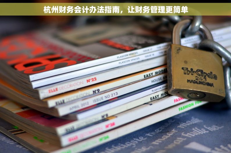 杭州财务会计办法指南，让财务管理更简单