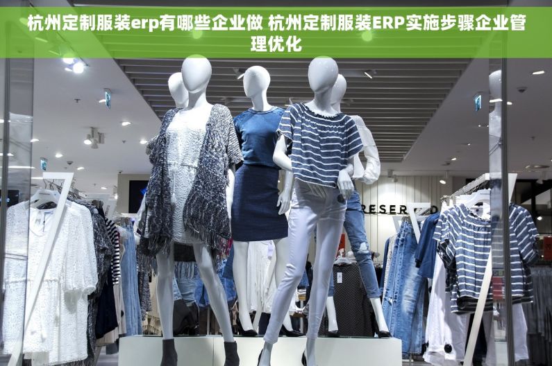 杭州定制服装erp有哪些企业做 杭州定制服装ERP实施步骤企业管理优化