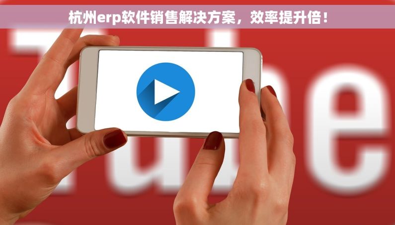 杭州erp软件销售解决方案，效率提升倍！