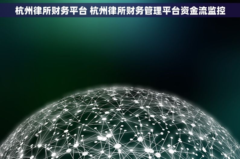 杭州律所财务平台 杭州律所财务管理平台资金流监控