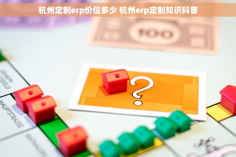 杭州定制erp价位多少 杭州erp定制知识科普