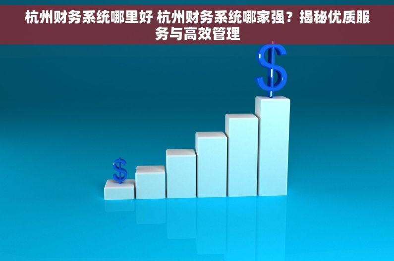 杭州财务系统哪里好 杭州财务系统哪家强？揭秘优质服务与高效管理