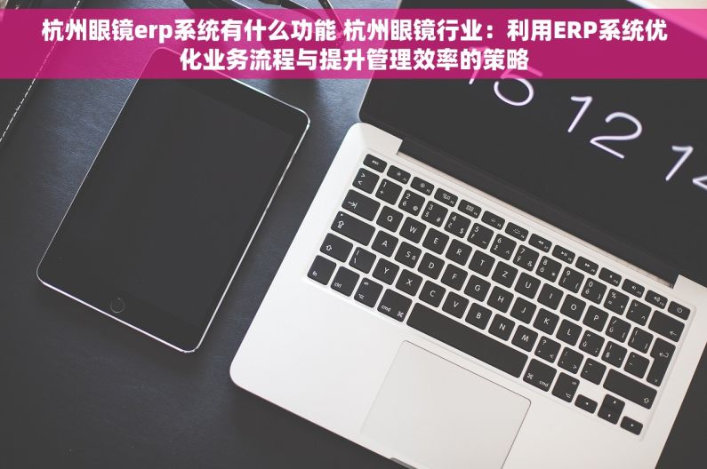 杭州眼镜erp系统有什么功能 杭州眼镜行业：利用ERP系统优化业务流程与提升管理效率的策略