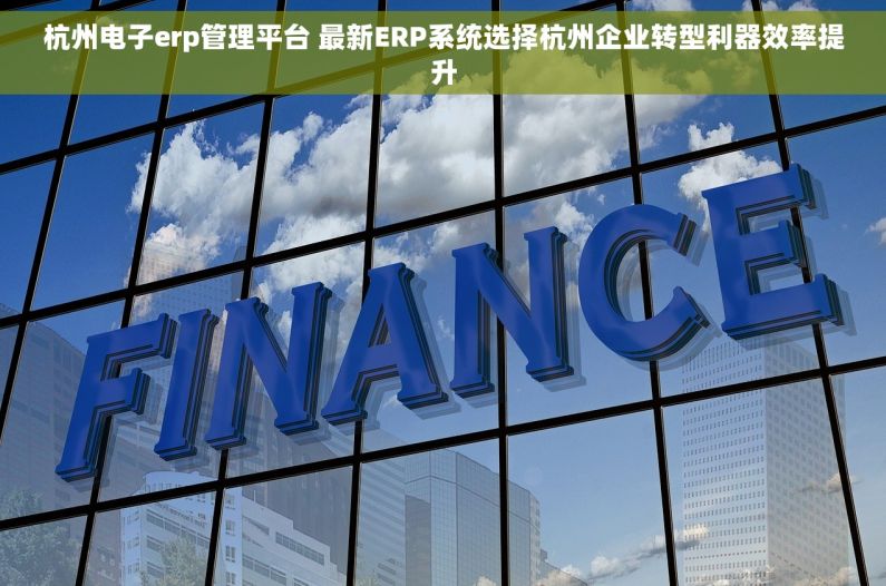 杭州电子erp管理平台 最新ERP系统选择杭州企业转型利器效率提升