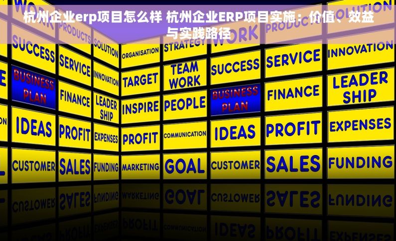 杭州企业erp项目怎么样 杭州企业ERP项目实施：价值、效益与实践路径