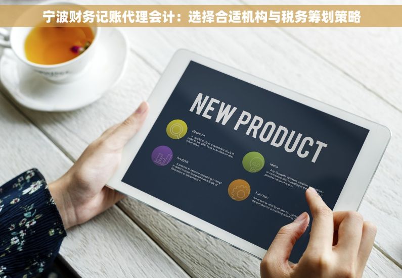 宁波财务记账代理会计：选择合适机构与税务筹划策略