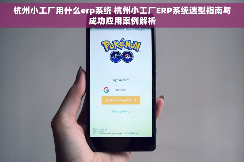 杭州小工厂用什么erp系统 杭州小工厂ERP系统选型指南与成功应用案例解析