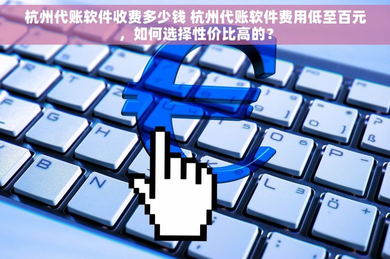 杭州代账软件收费多少钱 杭州代账软件费用低至百元，如何选择性价比高的？