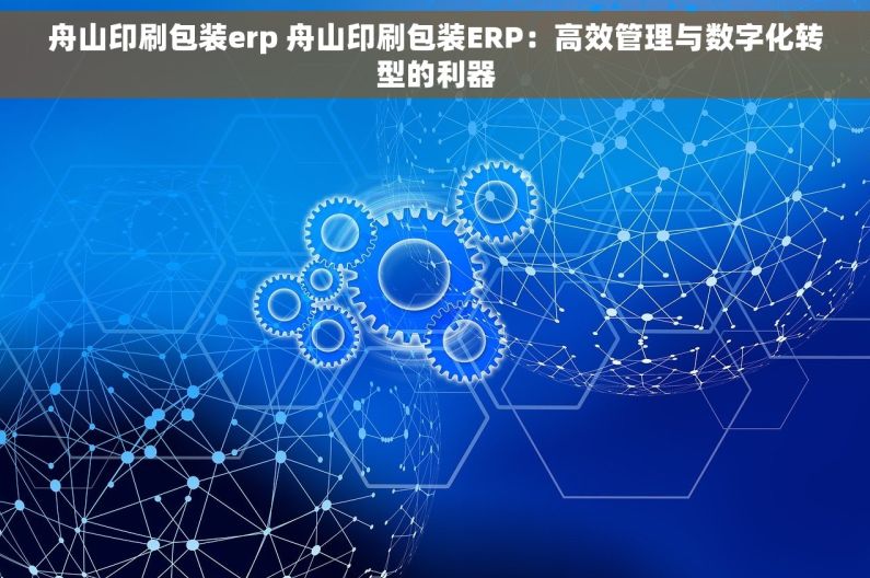 舟山印刷包装erp 舟山印刷包装ERP：高效管理与数字化转型的利器