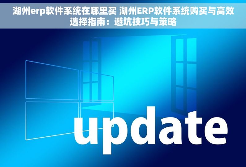 湖州erp软件系统在哪里买 湖州ERP软件系统购买与高效选择指南：避坑技巧与策略
