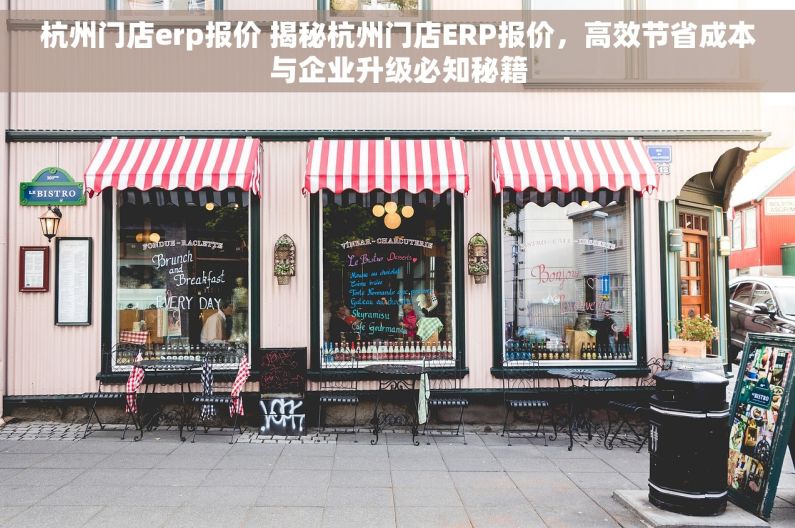杭州门店erp报价 揭秘杭州门店ERP报价，高效节省成本与企业升级必知秘籍