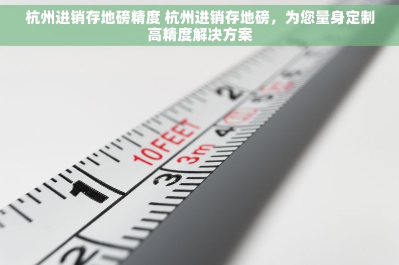 杭州进销存地磅精度 杭州进销存地磅，为您量身定制高精度解决方案