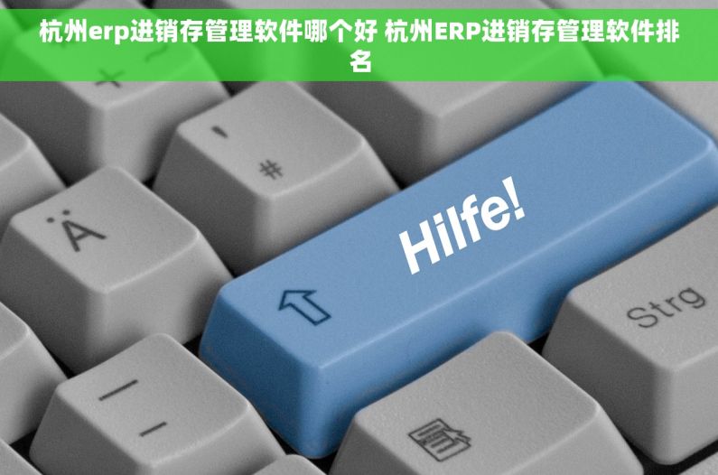杭州erp进销存管理软件哪个好 杭州ERP进销存管理软件排名
