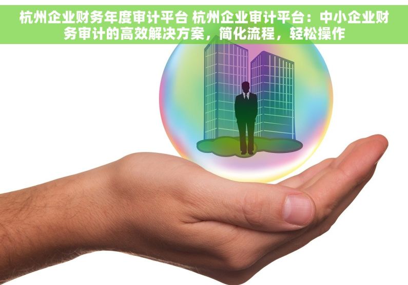 杭州企业财务年度审计平台 杭州企业审计平台：中小企业财务审计的高效解决方案，简化流程，轻松操作