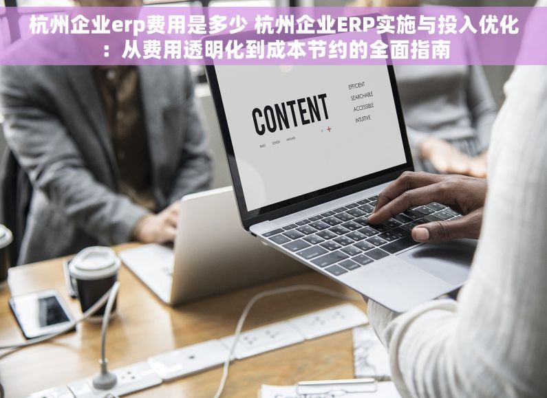 杭州企业erp费用是多少 杭州企业ERP实施与投入优化：从费用透明化到成本节约的全面指南