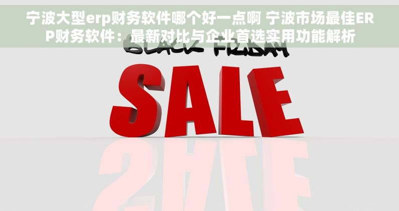 宁波大型erp财务软件哪个好一点啊 宁波市场最佳ERP财务软件：最新对比与企业首选实用功能解析