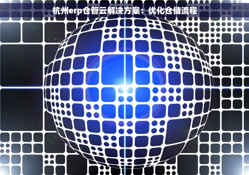 杭州erp仓管云解决方案：优化仓储流程