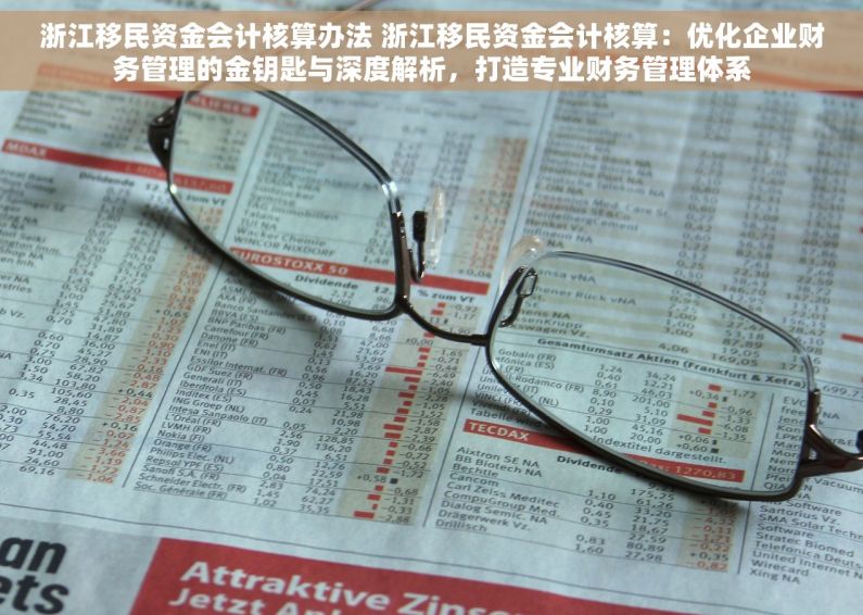浙江移民资金会计核算办法 浙江移民资金会计核算：优化企业财务管理的金钥匙与深度解析，打造专业财务管理体系