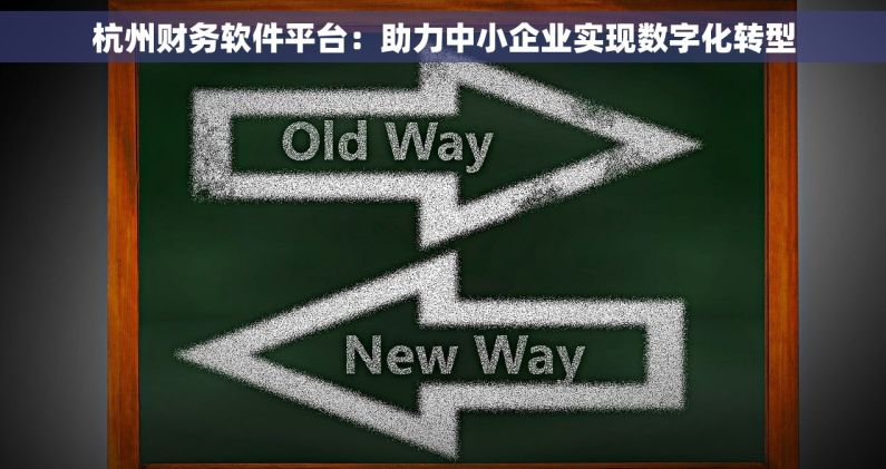 杭州财务软件平台：助力中小企业实现数字化转型