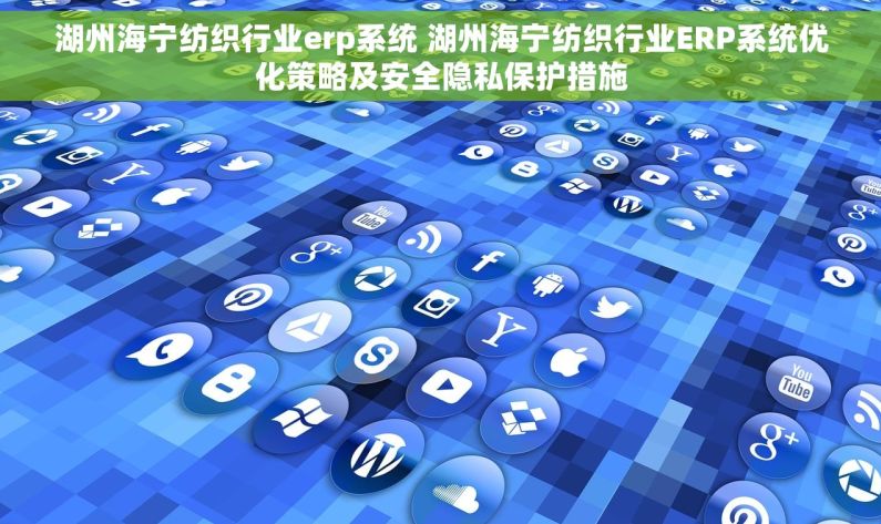 湖州海宁纺织行业erp系统 湖州海宁纺织行业ERP系统优化策略及安全隐私保护措施