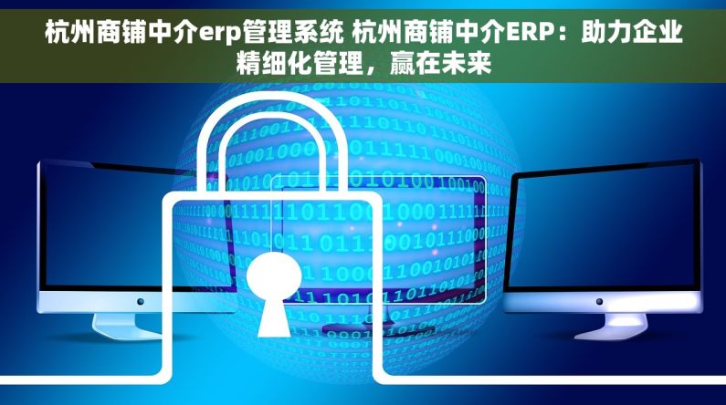 杭州商铺中介erp管理系统 杭州商铺中介ERP：助力企业精细化管理，赢在未来
