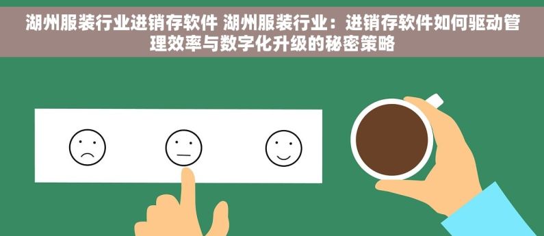 湖州服装行业进销存软件 湖州服装行业：进销存软件如何驱动管理效率与数字化升级的秘密策略