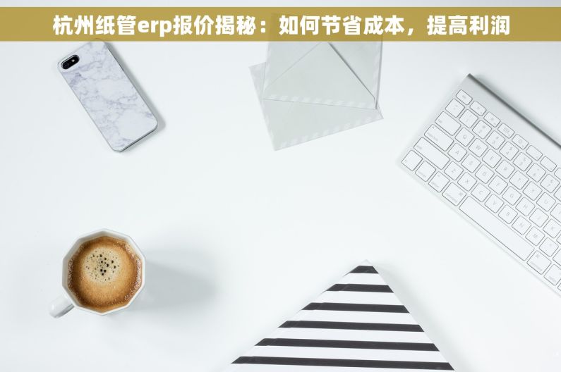 杭州纸管erp报价揭秘：如何节省成本，提高利润