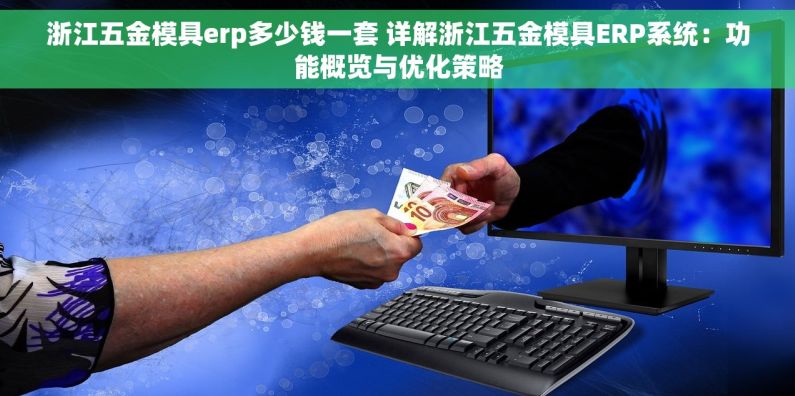 浙江五金模具erp多少钱一套 详解浙江五金模具ERP系统：功能概览与优化策略